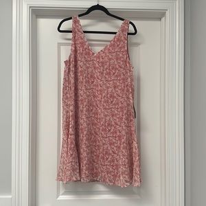 New with tags, pink chiffon shift dress